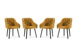 Комплект из 4-х стульев Milo Casa Luisa, желтый
