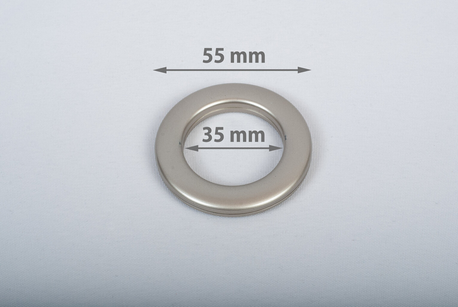 Suspaudžiami žiedai užuolaidoms 35mm, paltinos spalvos, 10vnt. цена и информация | Užuolaidos | pigu.lt