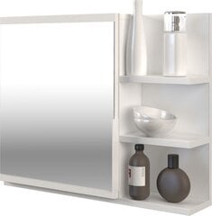 Pakabinama vonios spintelė NORE Lumo, balta kaina ir informacija | Vonios spintelės | pigu.lt