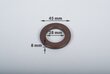 Suspaudžiami žiedai užuolaidoms 28mm. matinės rudos spalvos, 10 vnt. цена и информация | Užuolaidos | pigu.lt