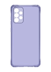 Dėklas SoundBerry, skirtas Samsung Galaxy A72/A72 5G silikoninis Clear Case, violetinis kaina ir informacija | Telefono dėklai | pigu.lt