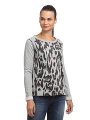 Серый свитер для женщин Gaudi Jeans цена и информация | Женские толстовки | pigu.lt