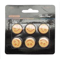 Vaikiškos sagos RainBow® RB-31 Šypsenėlė 18mm, 6vnt. kaina ir informacija | Siuvimo reikmenys | pigu.lt