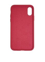 360 protection Set -telefono dėklas silikoninis - raudona (scarlet) + grūdinto stiklo ekrano apsauga, skirtas iPhone X/XS kaina ir informacija | Telefono dėklai | pigu.lt