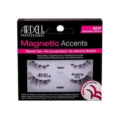 Magnetinės blakstienos Ardell Magnetic Accents 003 - Fake eyelashes 1.0 Black juodos kaina ir informacija | Priklijuojamos blakstienos, blakstienų rietikliai | pigu.lt