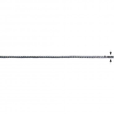 Metalizuota pinta virvutė RainBow® 1 mm, spalva sidabro, 100 m kaina ir informacija | Dovanų pakavimo priemonės | pigu.lt