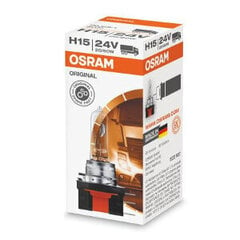 Автомобильная лампа Osram 64177 H15 24V 20/60W цена и информация | Автомобильные лампочки | pigu.lt