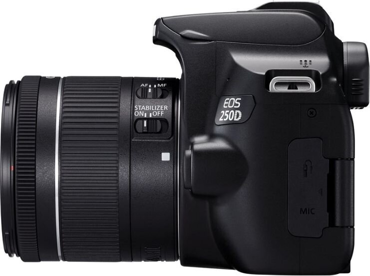 Canon EOS 250D (Black) + EF-S 18-55mm f/4-5.6 IS STM + EF 50mm f/1.8 STM kaina ir informacija | Skaitmeniniai fotoaparatai | pigu.lt