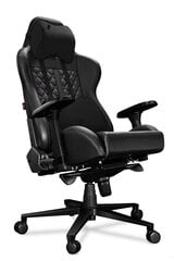 Žaidimų kėdė Yumisu 2050, dirbtinė oda, juoda kaina ir informacija | Biuro kėdės | pigu.lt