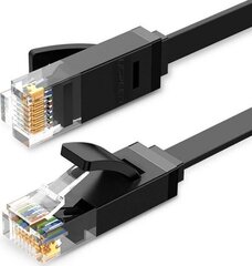 Сетевой кабель Ugreen NW102 RJ45, Cat.6, UTP, 0.5 м, черный цена и информация | Кабели и провода | pigu.lt