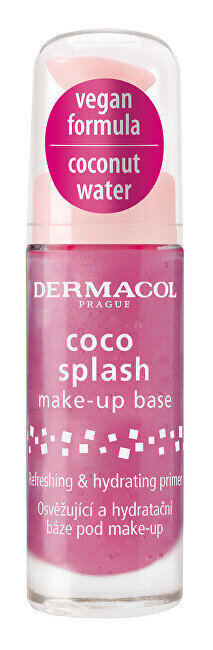 Drėkinamasis veido pagrindas Dermacol Coco splash make-up base, 20 ml kaina ir informacija | Makiažo pagrindai, pudros | pigu.lt