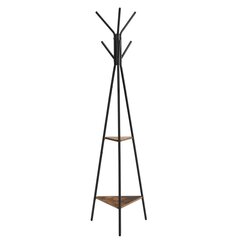 Drabužių kabykla Songmics 179 cm, juoda/ruda kaina ir informacija | Drabužių kabyklos | pigu.lt