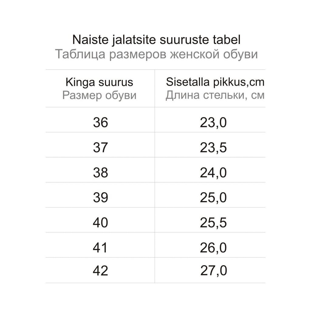 Basutės moterims La Bottine, sidabrinės kaina ir informacija | Basutės moterims | pigu.lt