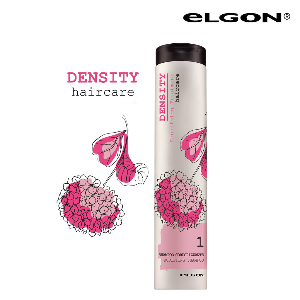 Apimties suteikiantis plaukų šampūnas Elgon Density Bodifying 250 ml kaina ir informacija | Šampūnai | pigu.lt