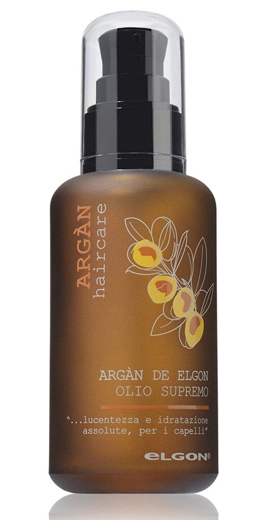 Argano aliejus plaukams ELGON ARGAN SUPREME OIL 100 ml цена и информация | Priemonės plaukų stiprinimui | pigu.lt