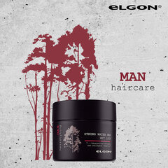 Šlapio efekto plaukų vaškas vyrams Elgon Man Strong Water 100 ml kaina ir informacija | Plaukų formavimo priemonės | pigu.lt