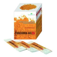 Maisto papildas Curcumin Gel 95+, 20x5 ml kaina ir informacija | Vitaminai, maisto papildai, preparatai gerai savijautai | pigu.lt