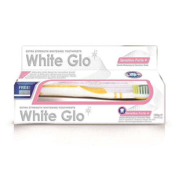 white glo sensitive toothpaste