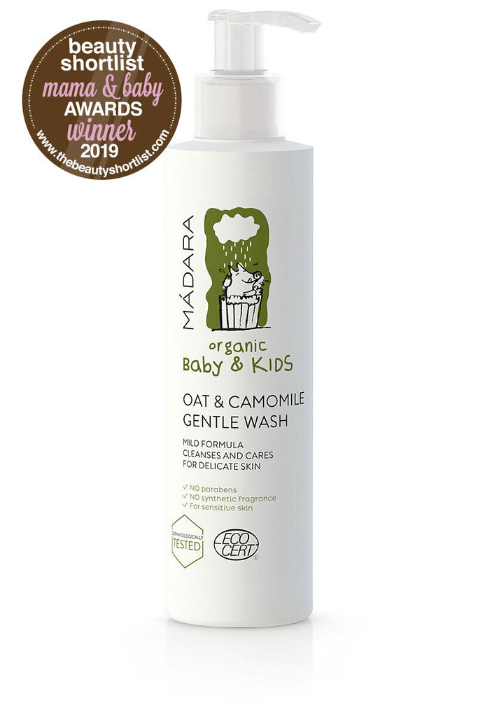 Kūdikių prausimosi gelis Madara Oat and Camomille Gentle Wash, 190 ml kaina ir informacija | Kosmetika vaikams ir mamoms | pigu.lt