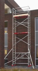 Aliuminio mobilus bokštelis ALTREX RS 44 serijos (darbinis aukštis 7.80 m) kaina ir informacija | Buitinės kopėčios, rampos | pigu.lt