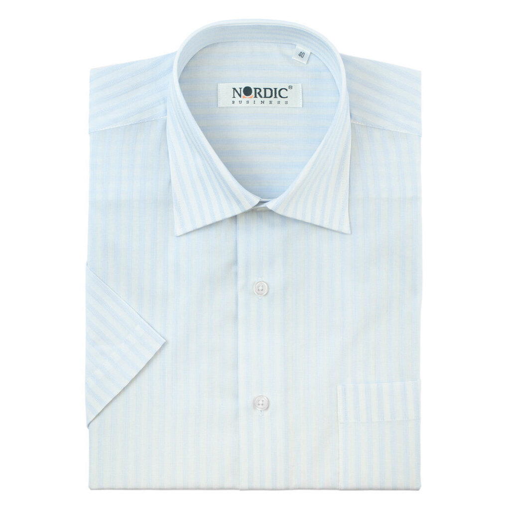 Dryžuoti marškiniai vyrams Nordic, mėlyni kaina ir informacija | Vyriški marškiniai | pigu.lt