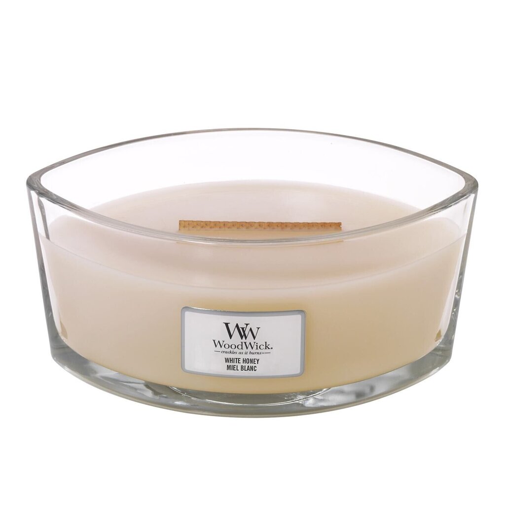 WoodWick kvapioji žvakė White Honey, 453,6 g цена и информация | Žvakės, Žvakidės | pigu.lt