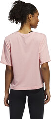 Palaidinė Adidas Univ Tee 1 W, rožinė kaina ir informacija | Sportinė apranga moterims | pigu.lt