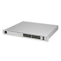 Ubiquiti USE-Pro-24-PoE|Тип L3|Настольный компьютер/подставка|Стойка|24 x 10Base-T / 100Base-TX / 1000Base-T|2xSFP+|PoE+ порты 16/400 Вт|USE-PRO-24-POE цена и информация | Маршрутизаторы (роутеры) | pigu.lt