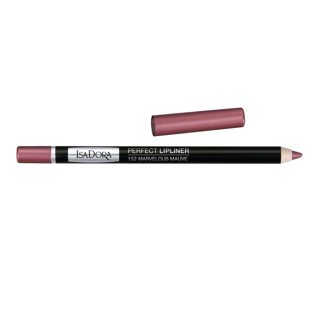 Lūpų kontūro pieštukas Isadora Perfect 1,2 g, 152 Marvelous Mauve kaina ir informacija | Lūpų dažai, blizgiai, balzamai, vazelinai | pigu.lt