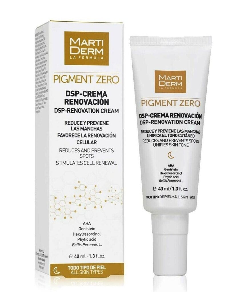 Veido kremas nuo pigmentinių dėmių Martiderm Pigment Zero 40 ml kaina ir informacija | Veido kremai | pigu.lt