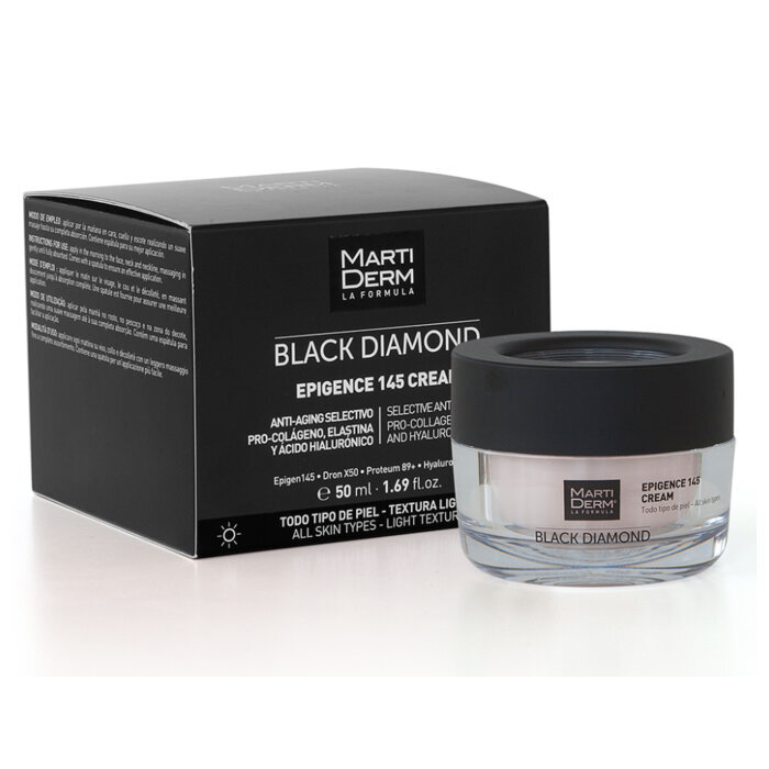 Dieninis veido kremas MartiDerm nuo raukšlių Black Diamond Epigence 145 50 ml kaina ir informacija | Veido kremai | pigu.lt