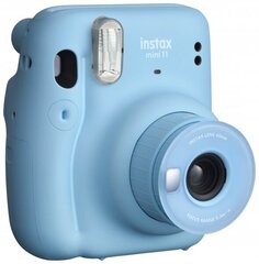 Fujifilm instax Mini 11, Sky blue цена и информация | Мгновенные фотоаппараты | pigu.lt