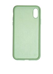 360 protection Set -telefono dėklas silikoninis - žalia (green tea) + grūdinto stiklo ekrano apsauga, skirtas iPhone X/XS kaina ir informacija | Telefono dėklai | pigu.lt