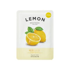 ITS Skin The Fresh Mask Sheet Lemon kaina ir informacija | Veido kaukės, paakių kaukės | pigu.lt