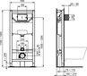 WC rėmo komplektas Ideal Standard ProSys, su WC Connect Air Aquablade ir soft close dangčiu kaina ir informacija | Klozetai | pigu.lt