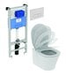 WC rėmo komplektas Ideal Standard ProSys, su WC Connect Air Aquablade ir soft close dangčiu kaina ir informacija | Klozetai | pigu.lt