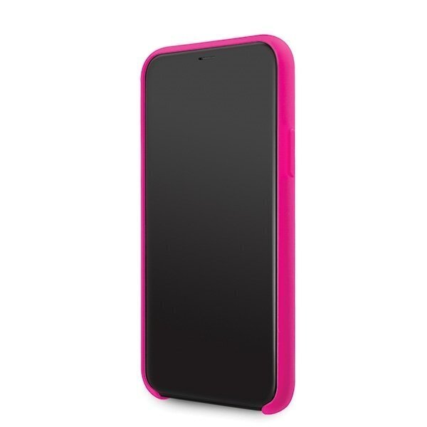 Telefono dėklas Guess GUHCN58LS4GFU iPhone 11 Pro fuksja/fuchsia hard case Silicone 4G Tone On Tone цена и информация | Telefono dėklai | pigu.lt