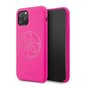 Telefono dėklas Guess GUHCN58LS4GFU iPhone 11 Pro fuksja/fuchsia hard case Silicone 4G Tone On Tone цена и информация | Telefono dėklai | pigu.lt