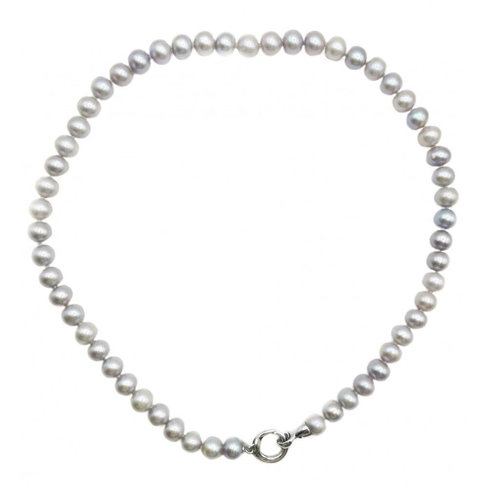 Perlų vėrinys su sidabru цена и информация | Kaklo papuošalai | pigu.lt