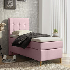 Кровать Selsey Juan 90x200см, розовая цена и информация | Кровати | pigu.lt