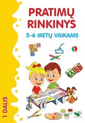 Pratimų rinkinys 5-6 metų vaikams. 1 dalis цена и информация | Книги для детей | pigu.lt