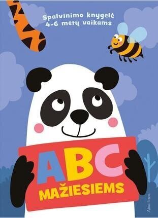 Spalvinimo knygelė ABC mažiesiems kaina ir informacija | Spalvinimo knygelės | pigu.lt