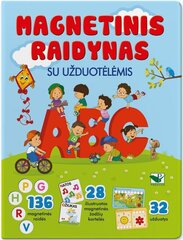 Magnetinis RAIDYNAS su užduotėlėmis цена и информация | Развивающие книги | pigu.lt