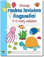 Pirmieji rankos lavinimo žingsneliai 5-6 m. vaikams цена и информация | Lavinamosios knygos | pigu.lt