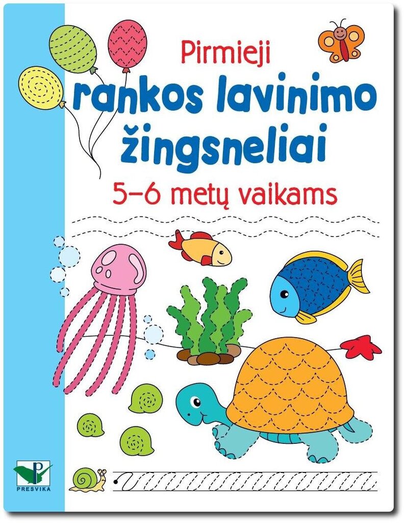 Pirmieji rankos lavinimo žingsneliai 5-6 m. vaikams kaina ir informacija | Lavinamosios knygos | pigu.lt