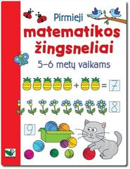 Pirmieji matematikos žingsneliai 5-6 m.vaikams цена и информация | Lavinamosios knygos | pigu.lt
