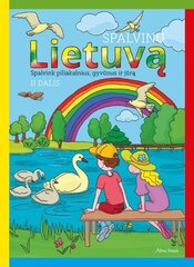 Spalvinimo knygelė Spalvinu Lietuvą 2 d. kaina ir informacija | Spalvinimo knygelės | pigu.lt