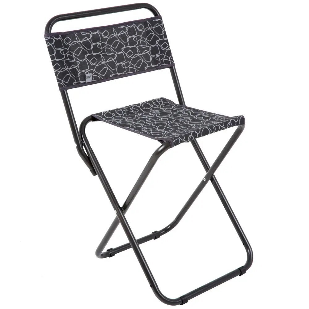 Sulankstoma kėdė Patio Polo Lux, juoda kaina ir informacija | Lauko kėdės, foteliai, pufai | pigu.lt