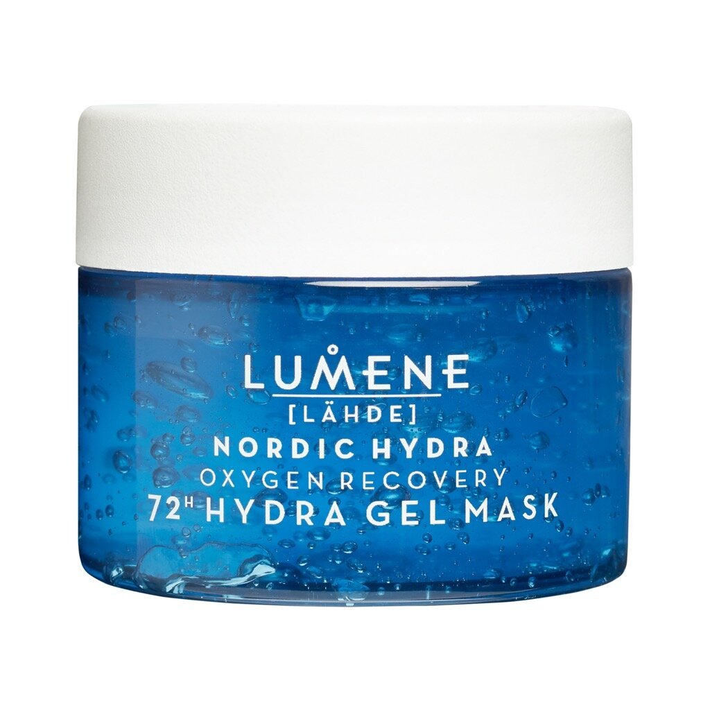 Drėkinamoji veido kaukė Lumene Nordic Hydra Oxygen Recovery 72h 150 ml цена и информация | Veido kaukės, paakių kaukės | pigu.lt
