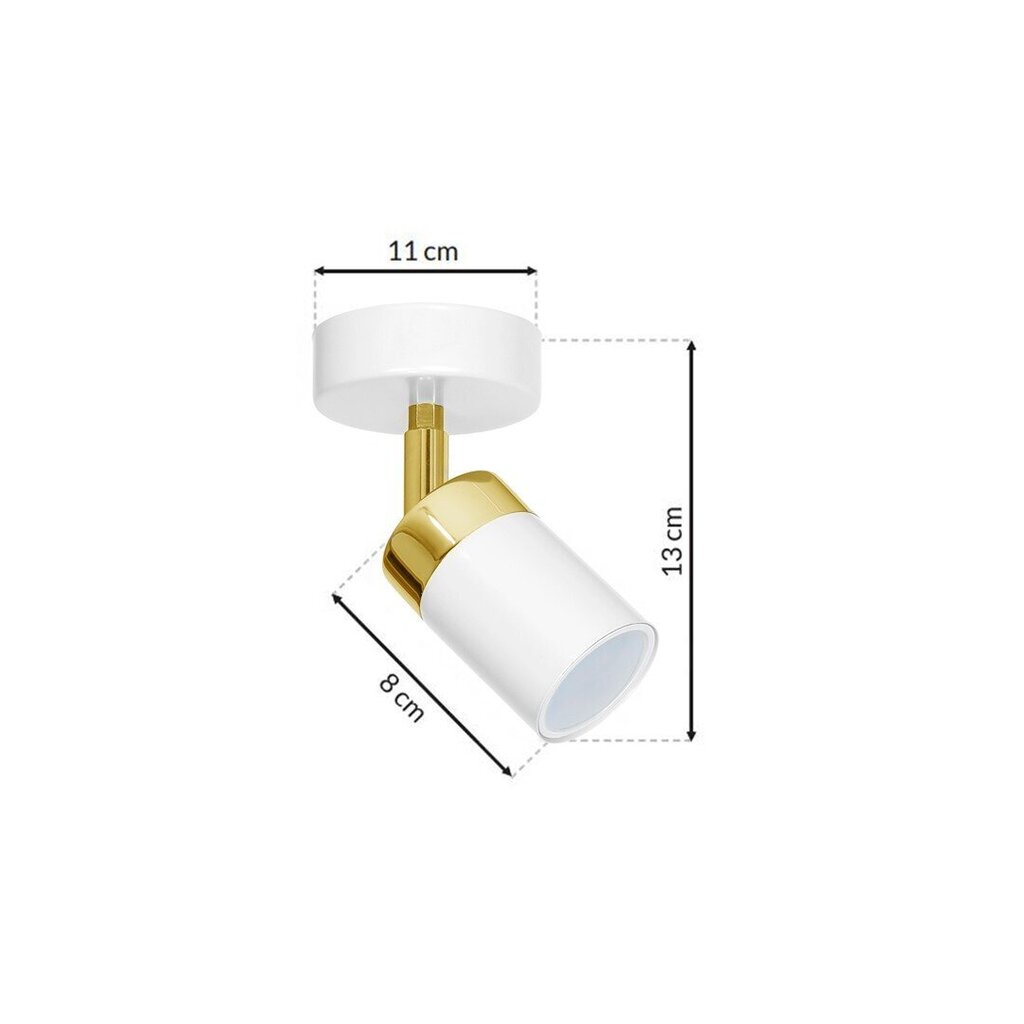 Milagro sieninis šviestuvas Joker White/Gold kaina ir informacija | Sieniniai šviestuvai | pigu.lt